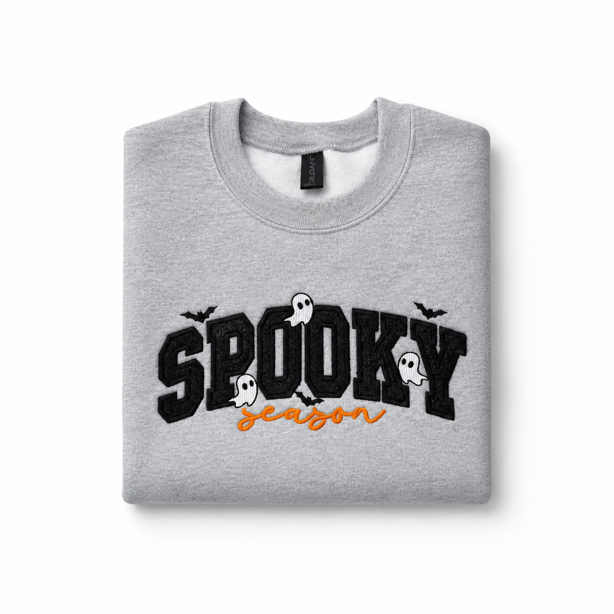 Spooky Season Embroidered Sweatshirt