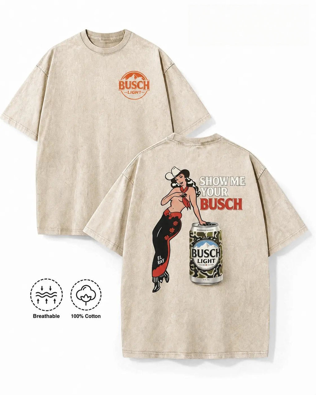 100% Cotton Pin Up Cowgirl Drinking Graphic Tee Y2K Dive Bar Aesthetic Summer Streetwear Washed Black