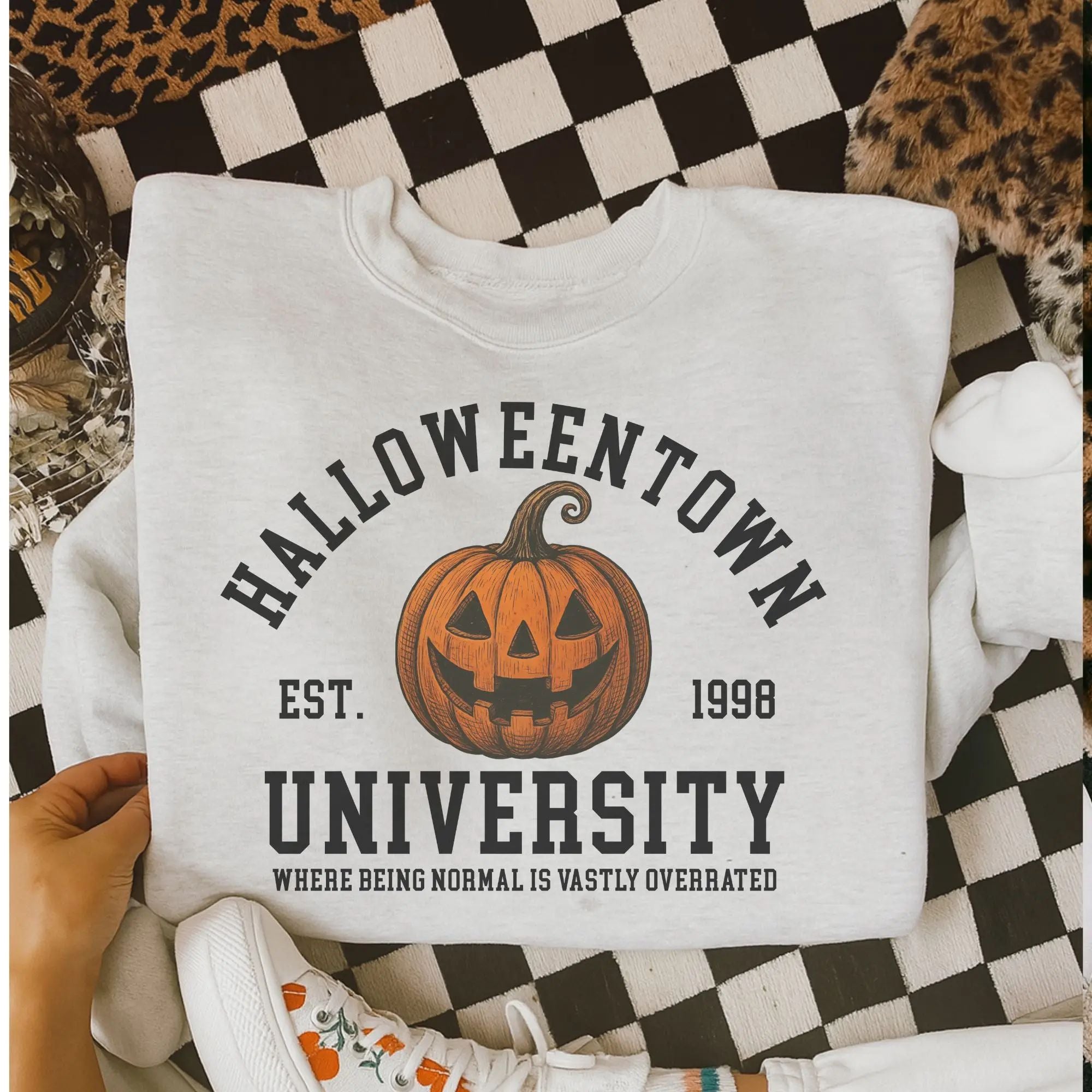 Halloween Town University Pumpkin Sweatshirt