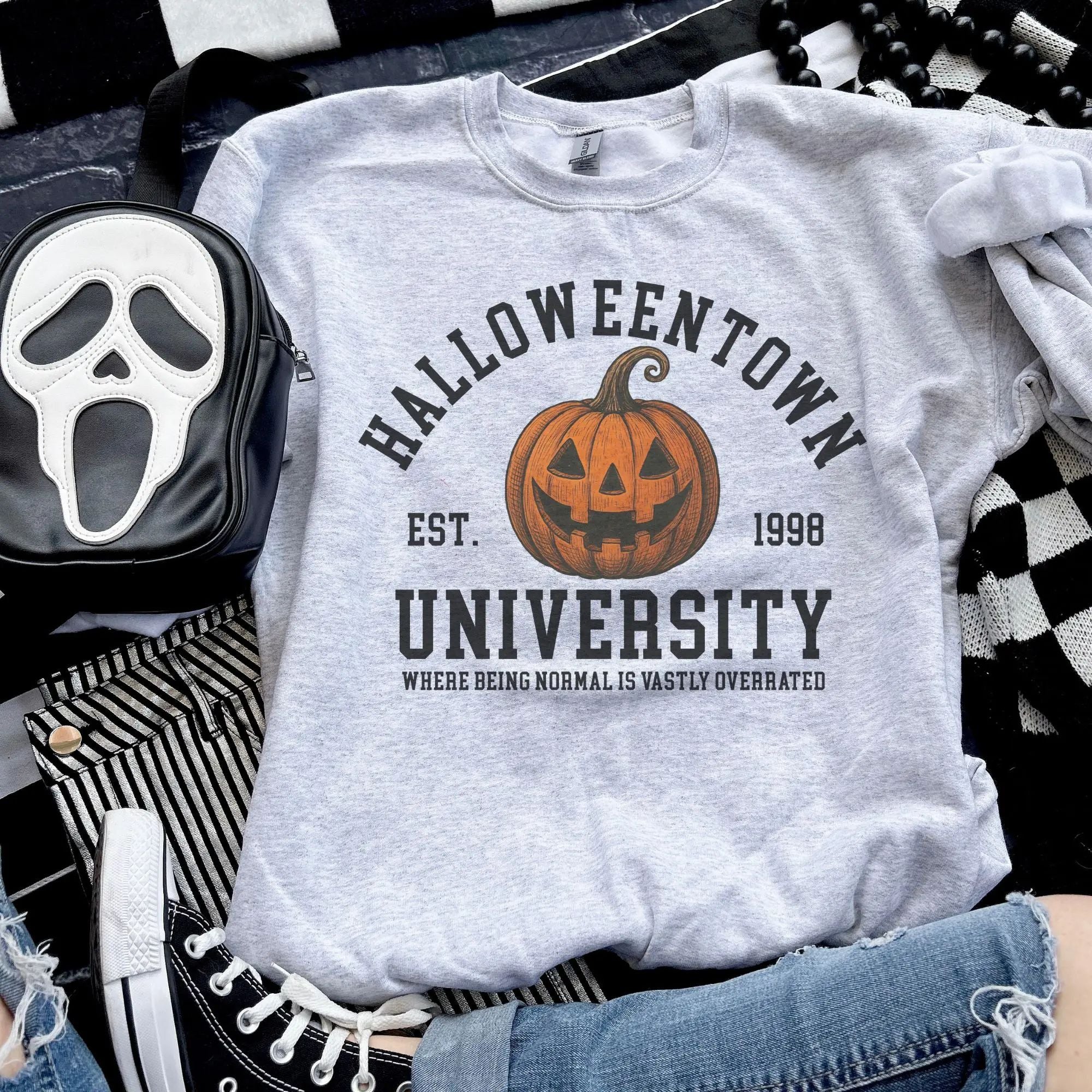 Halloween Town University Pumpkin Sweatshirt
