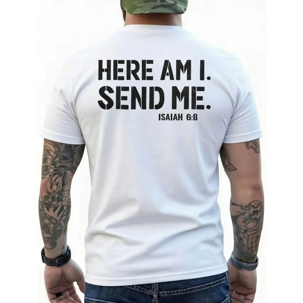 Here Am I Send Me Faith Graphic Tee