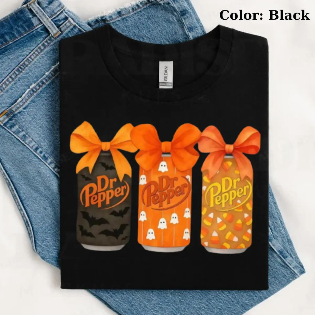 Dr Pepper Halloween Sweatshirt Spooky Soda Graphic Crewneck