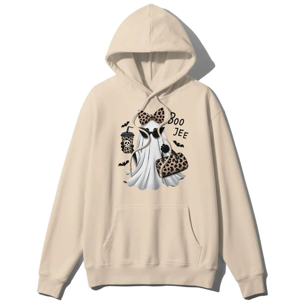 Boo-Jee Ghost Shirt Leopard Ghost Tee Ghost Coffee Shirt Funny Fall Shirt