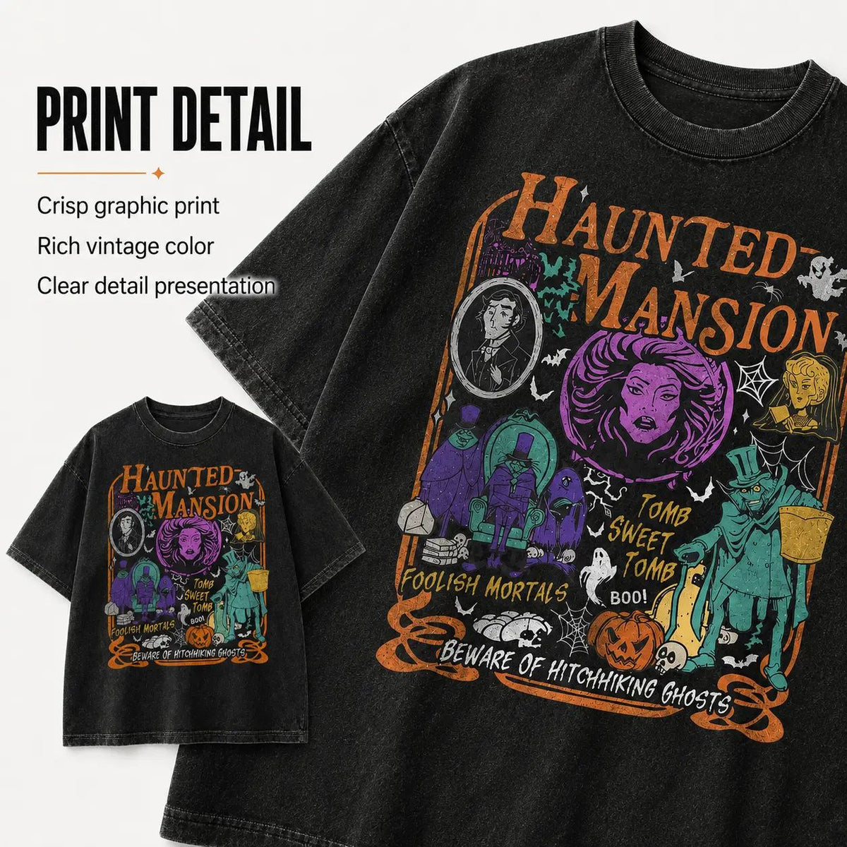 The Haunted Mansion Shirt, Madam Leota Hitchhiking Ghosts Tee