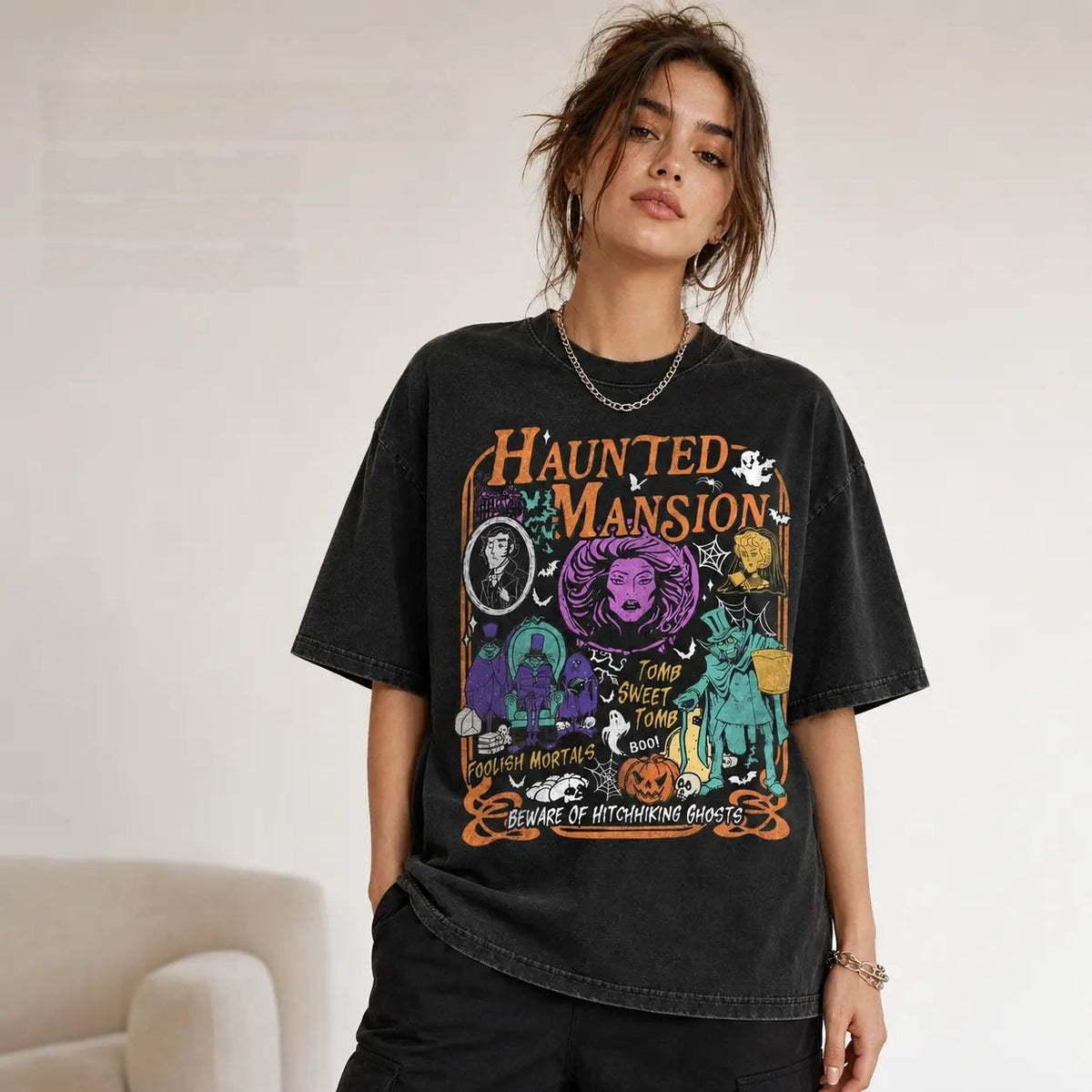 The Haunted Mansion Shirt, Madam Leota Hitchhiking Ghosts Tee