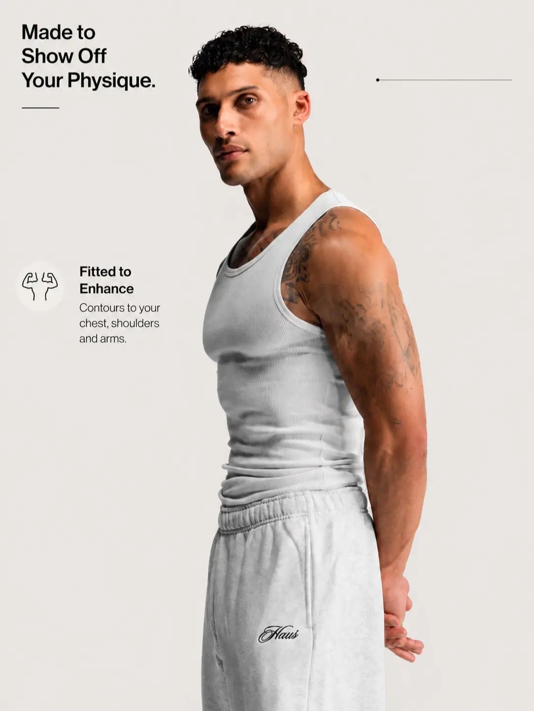 Premium Ultra-Soft Cotton Fitted Tanks 3 Pack / 6 Pack