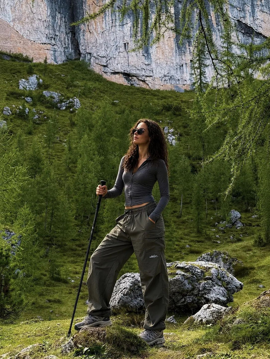 Men's Loose-Cut Hiking Pants - Lightweight Water-Resistant Quick-Dry Male Clothing
