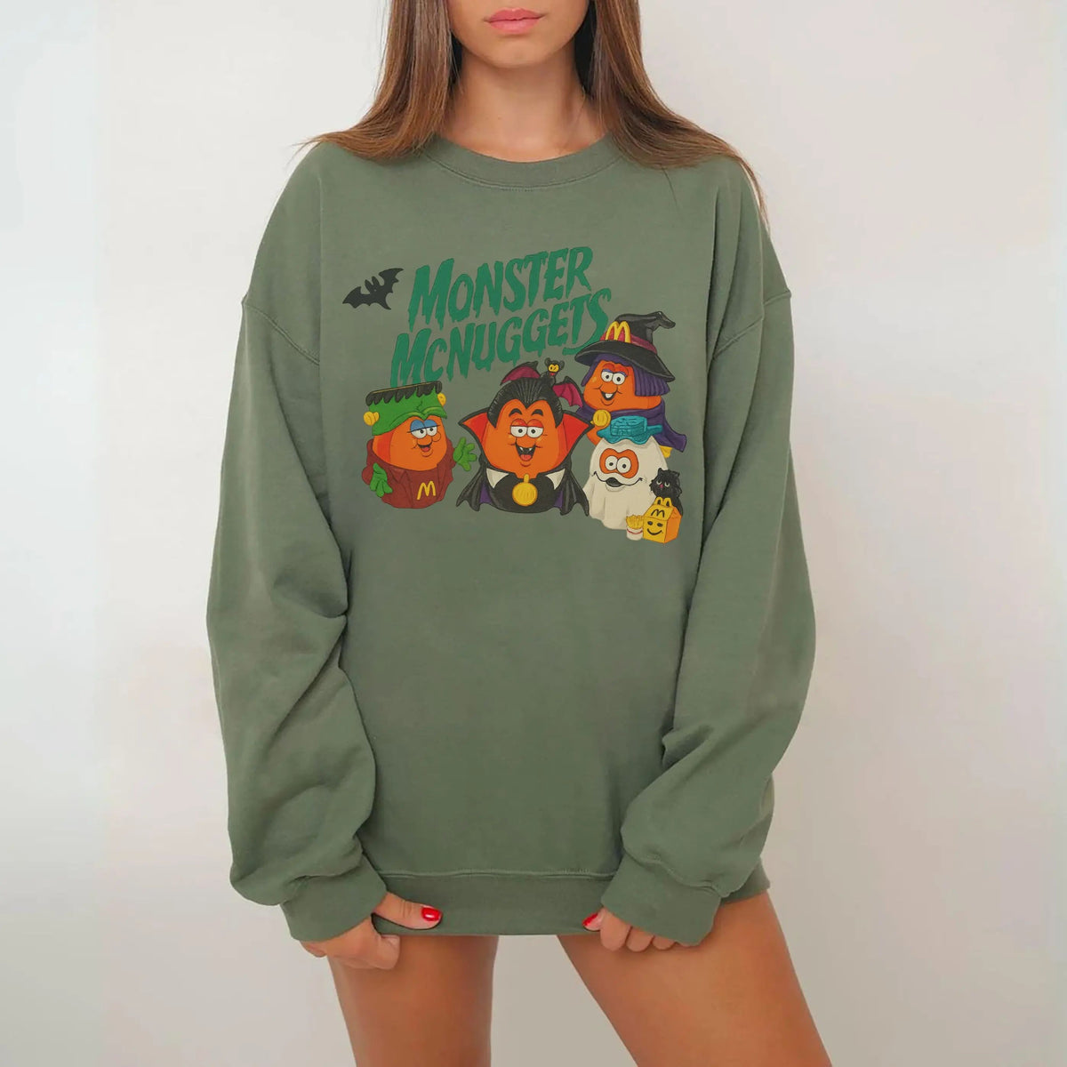 Vintage Halloween Nuggets Sweatshirt, 90s Monster Nuggets Shirt
