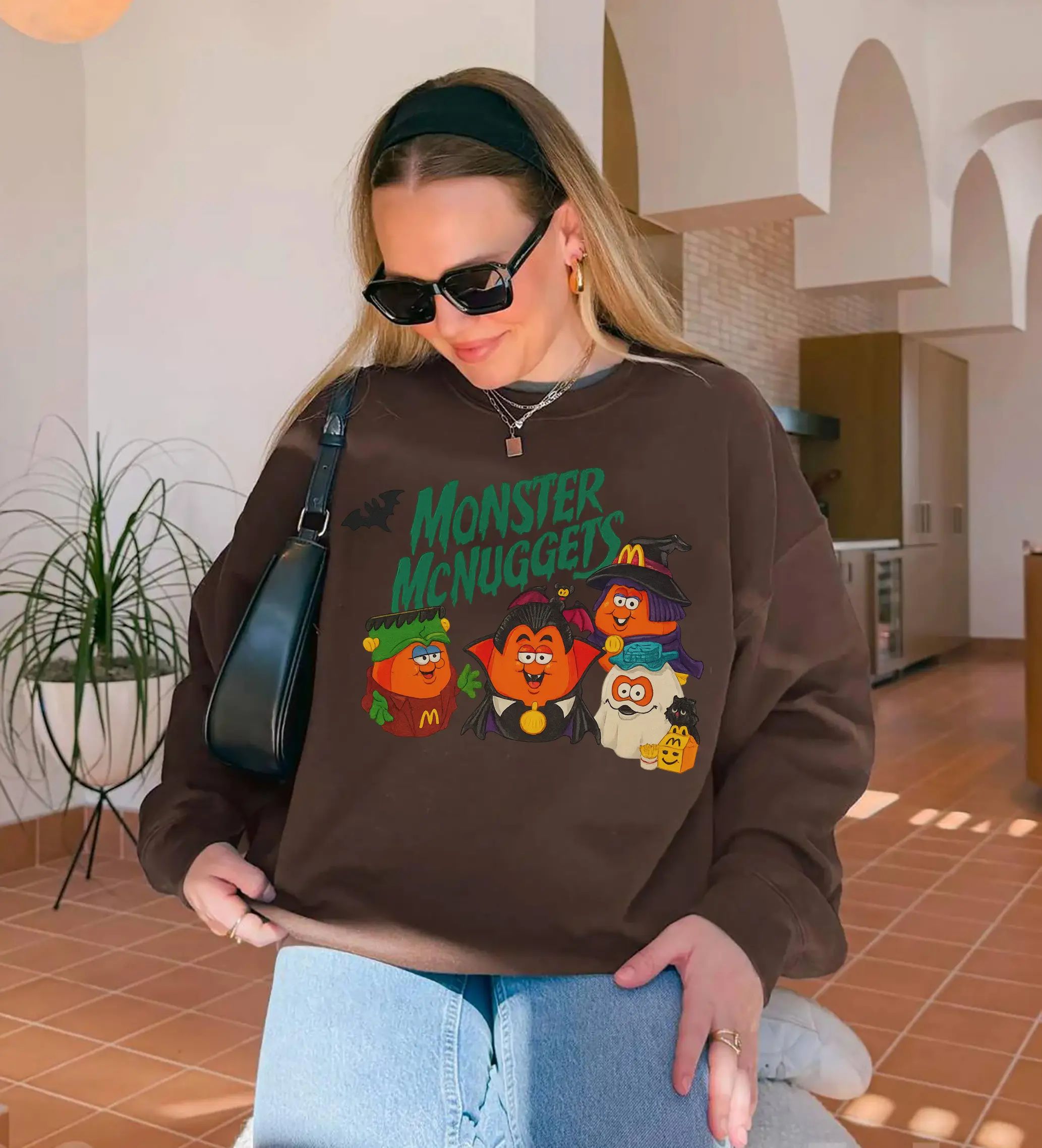 Vintage Halloween Nuggets Sweatshirt, 90s Monster Nuggets Shirt
