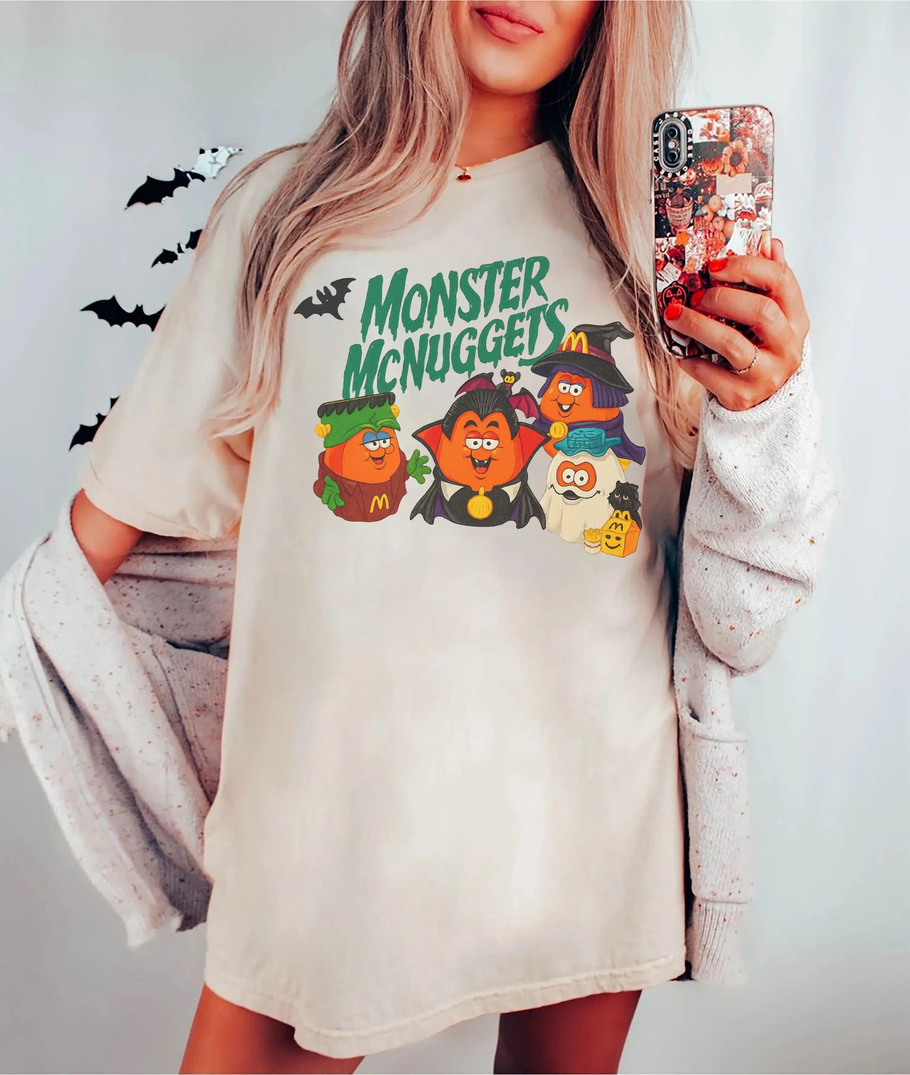 Vintage Halloween Nuggets Sweatshirt, 90s Monster Nuggets Shirt