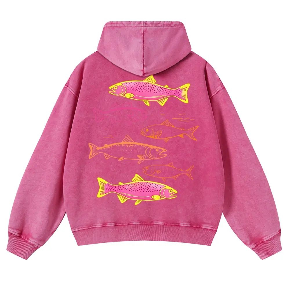 Holafish Heavyweight Cotton Hoodie Streetwear