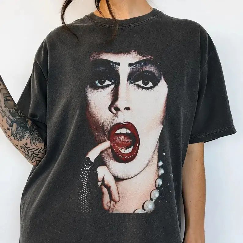 Tim Curry Memorial T-Shirt, Actor Tribute Horror Movie Fan Gift