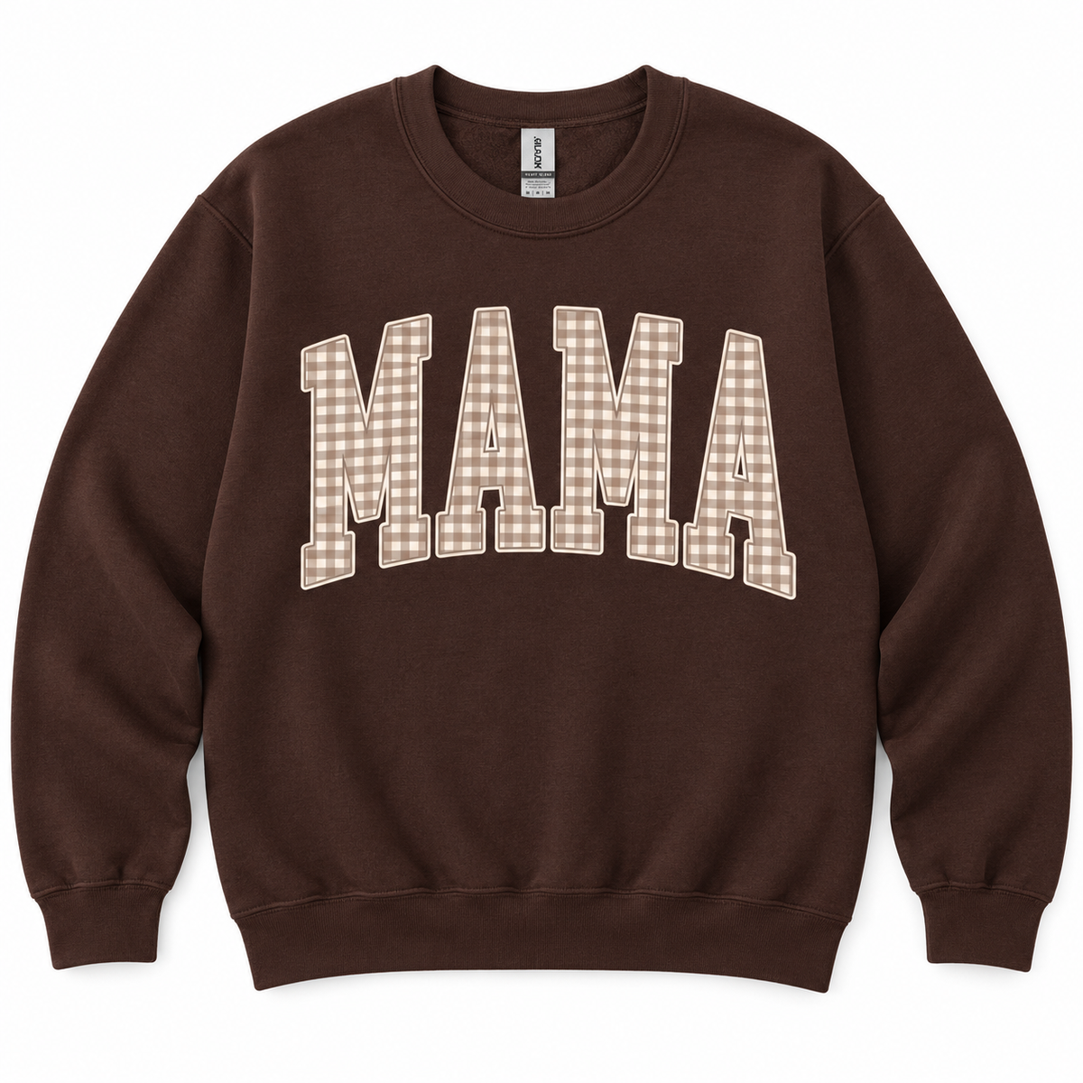 Gingham Mama Sweatshirt Mama Shirt Vintage Mama Sweatshirt