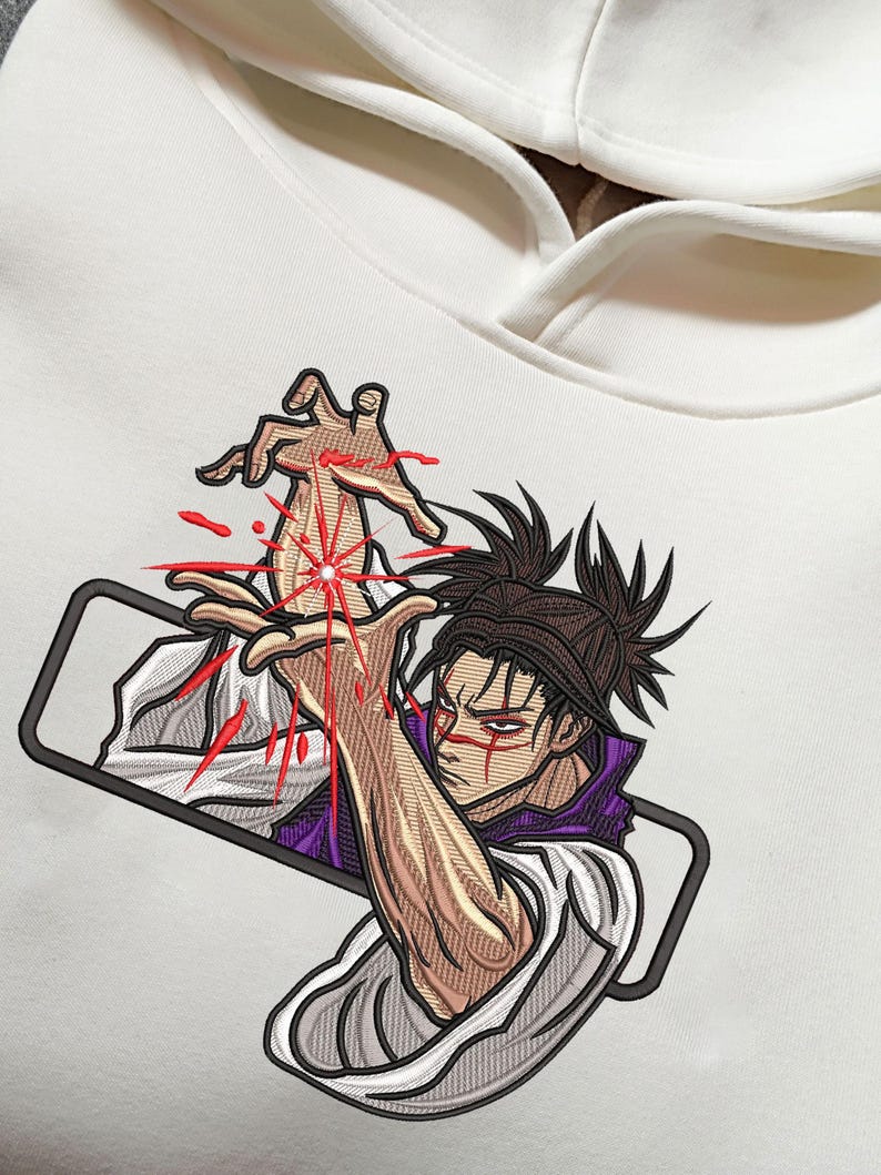 Choso Embroidered Sweatshirt: Unisex Anime Crewneck, Manga Streetwear