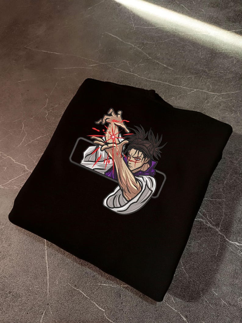 Choso Embroidered Sweatshirt: Unisex Anime Crewneck, Manga Streetwear