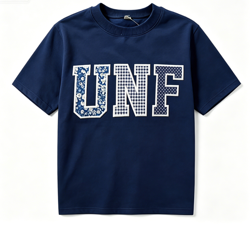 UNF Graphic Print T-Shirt – Casual Cotton Crew Neck Tee