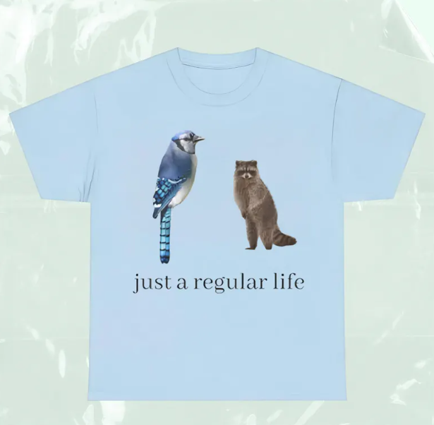 Just A Regular Life Animal Graphic Tee