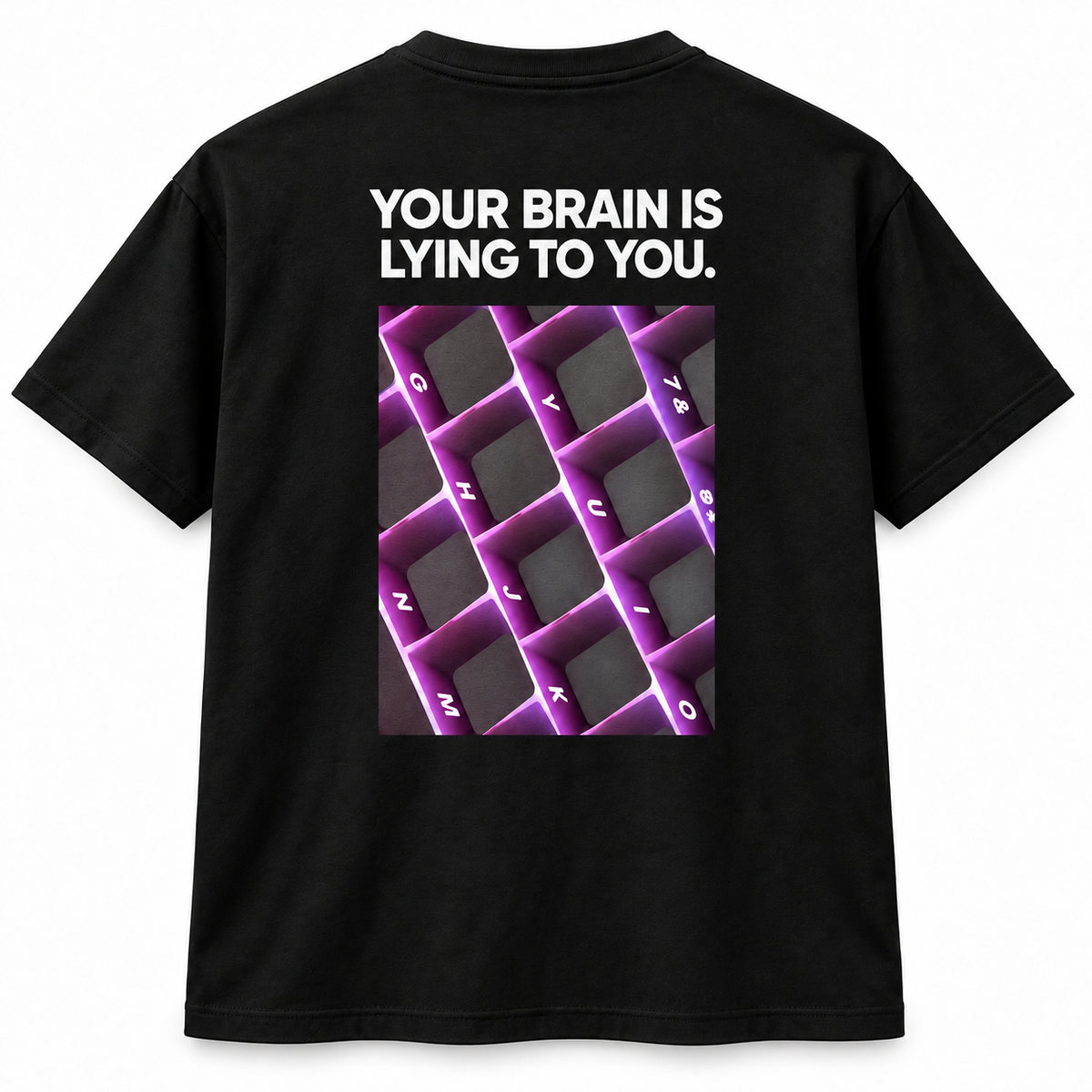 Your Brain Is Lying to You – Optical Illusion Graphic Tee