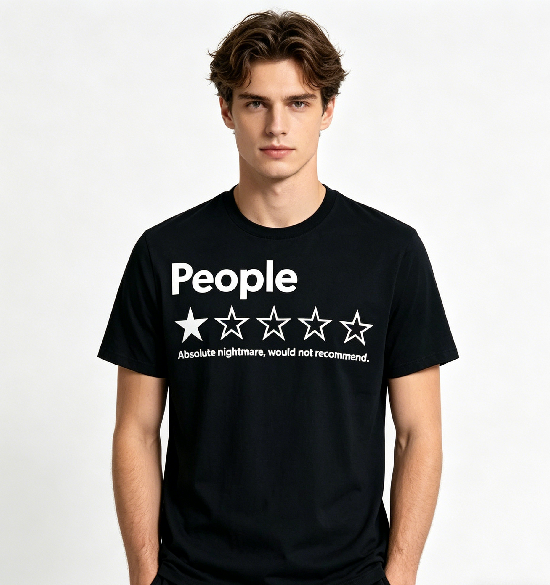 People One Star Absolute Nightmare Would Not Recommend Sarcastic T-Shirt/Sweatshirt/Hoodie